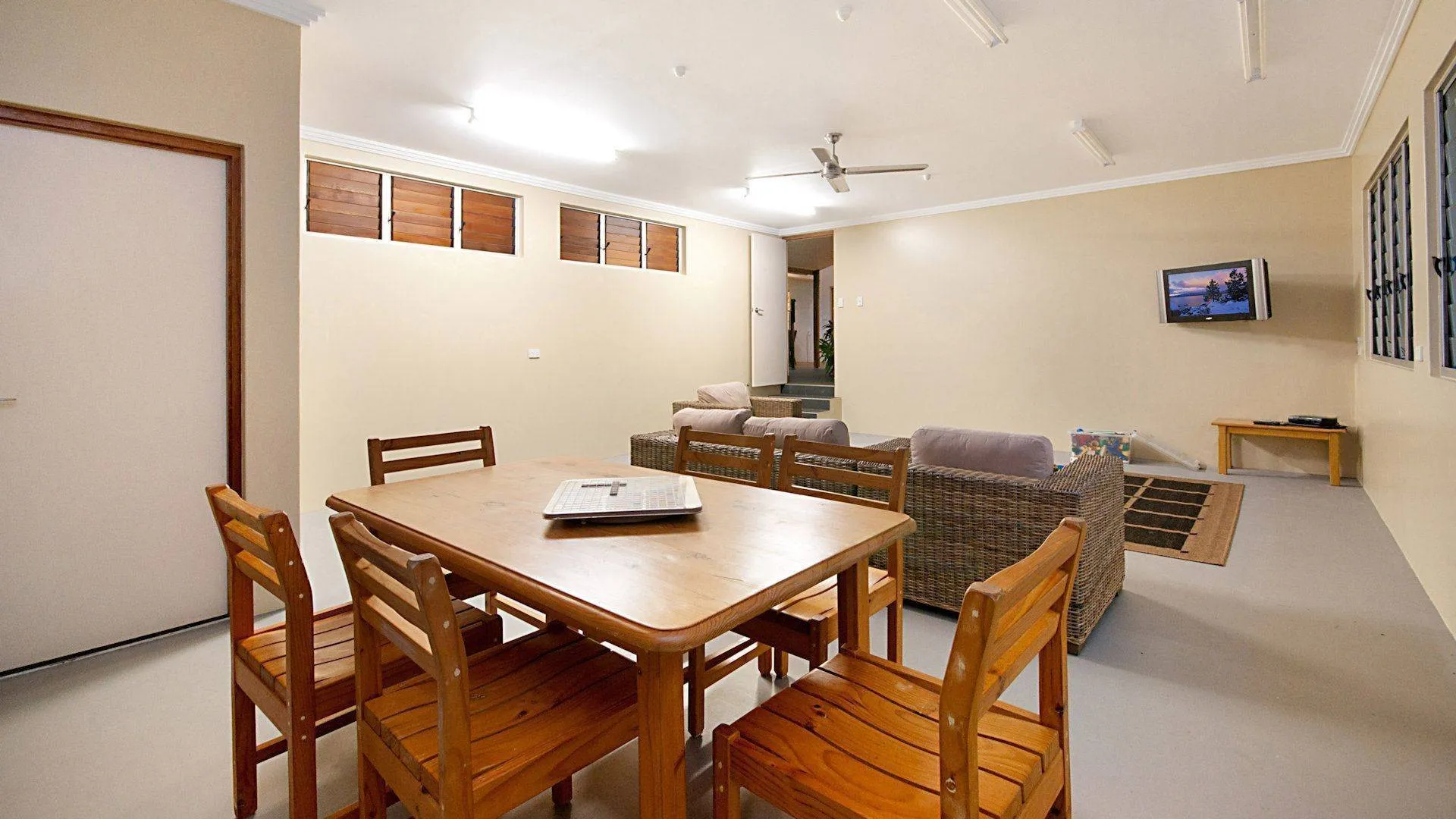 Second dining and lounge area