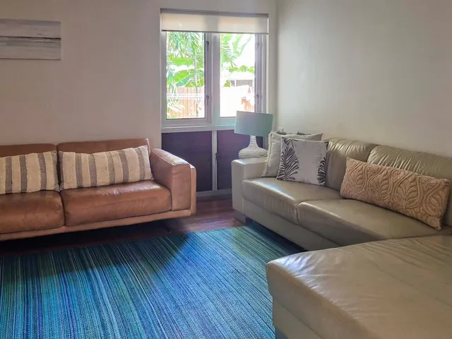 Media room with lounges and a large TV